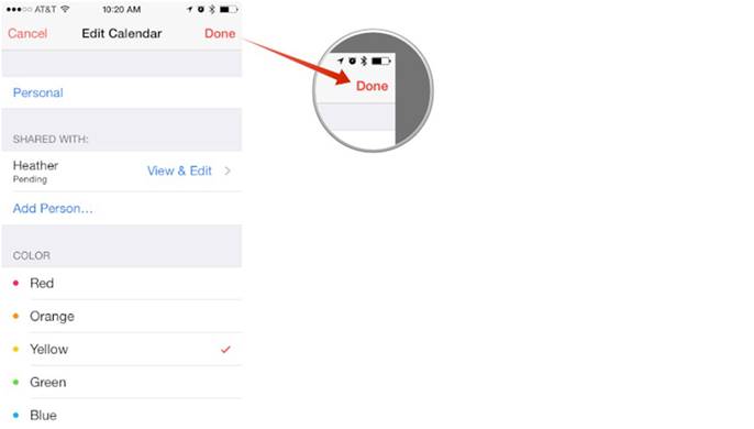 How to share an iCloud calendar on your iPhone and iPad 2